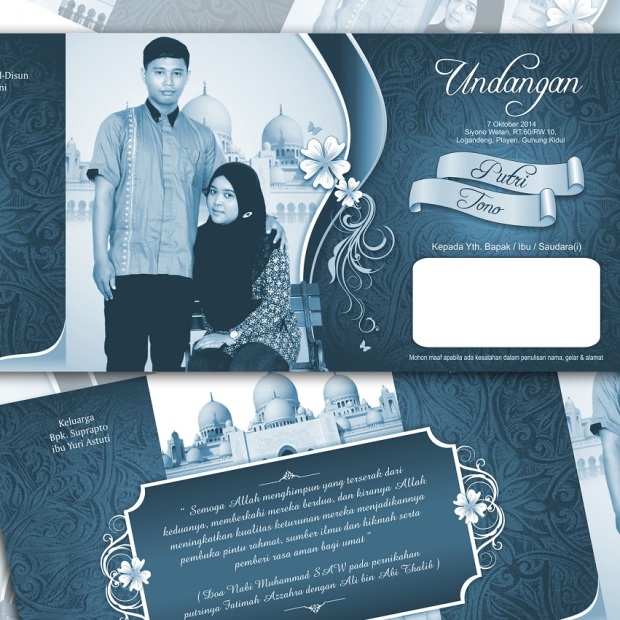 77+ Contoh Undangan Pernikahan Nuansa Islami Gratis Terbaru